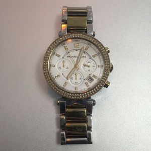 Dual toned Michael Kors Watch
